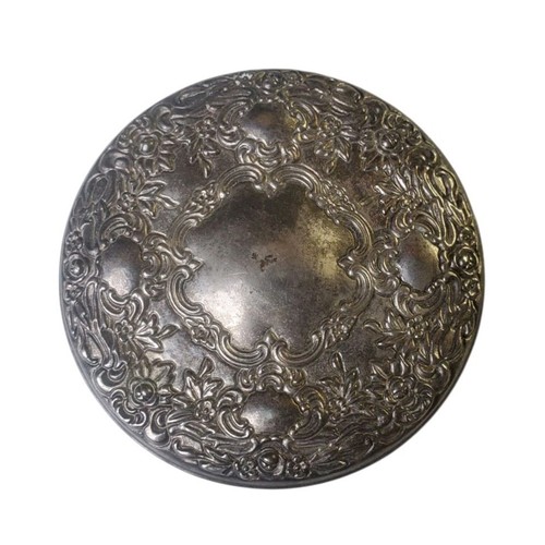 Vintage powder box lid - powder, mirror